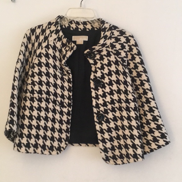 MICHAEL Michael Kors Jackets & Blazers - Michael Kors Houndstooth swing jacket sz S